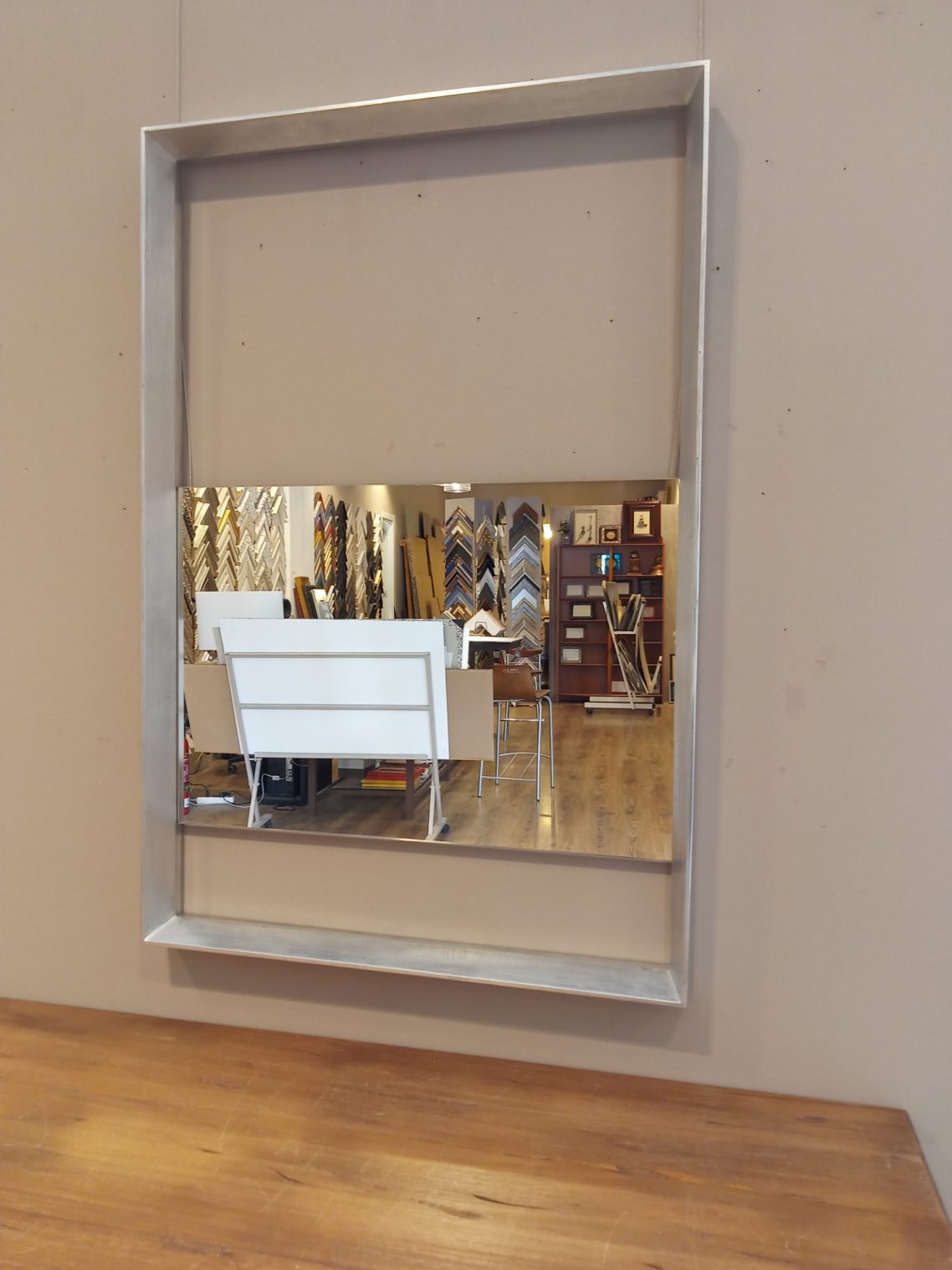 Espejo plata a medida Espejo minimalista a medida en zaragoza