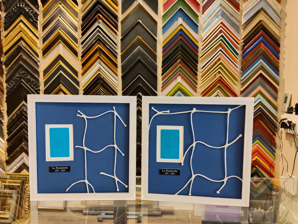 Enmarcación de la Red de portería Enmarcación red del Real Zaragoza